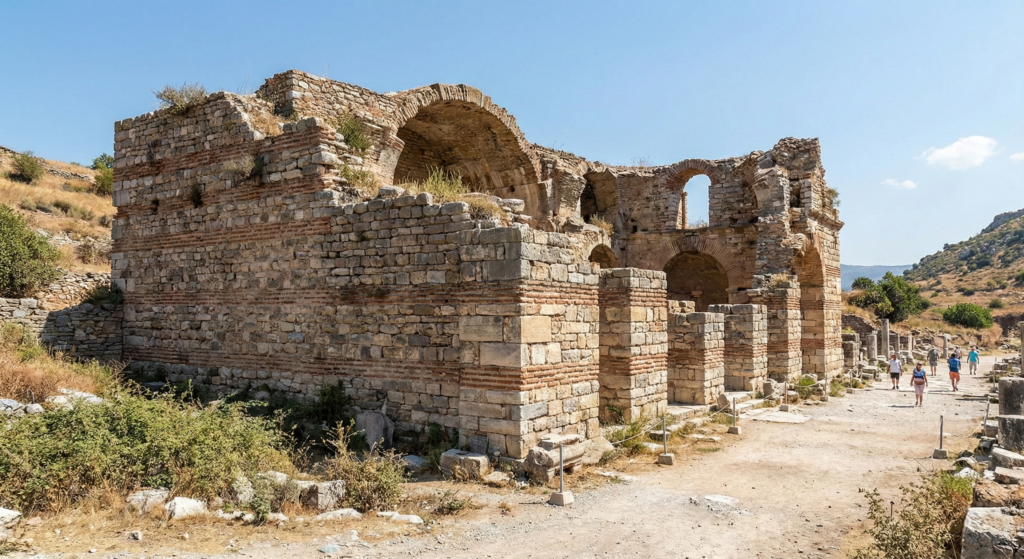 Terrace Houses in Ephesus labyrinth Roman Elite private tour