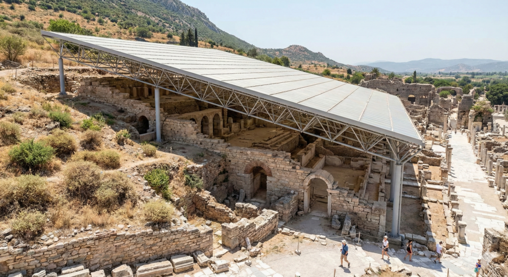 Terrace Houses in Ephesus labyrinth Roman Elite private tour
