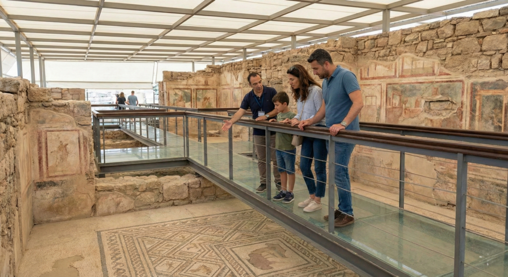 Terrace Houses in Ephesus labyrinth Roman Elite private tour